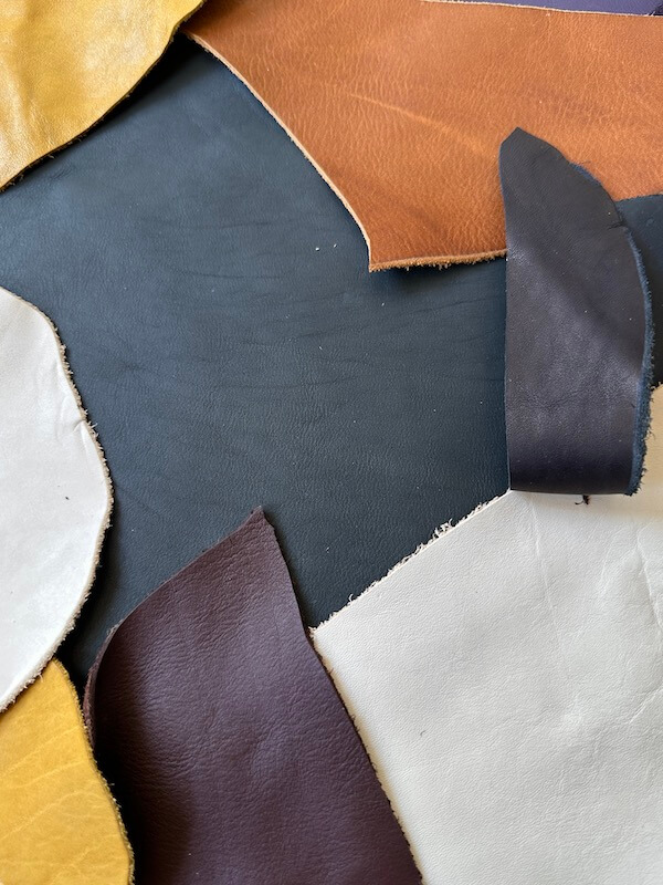 Calf Leather Scraps - Thin Front