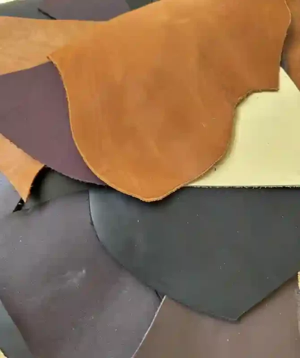 Wastebase Leather scrap Silky Shine