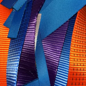 Multi-Colored Scrap Polyester Straps