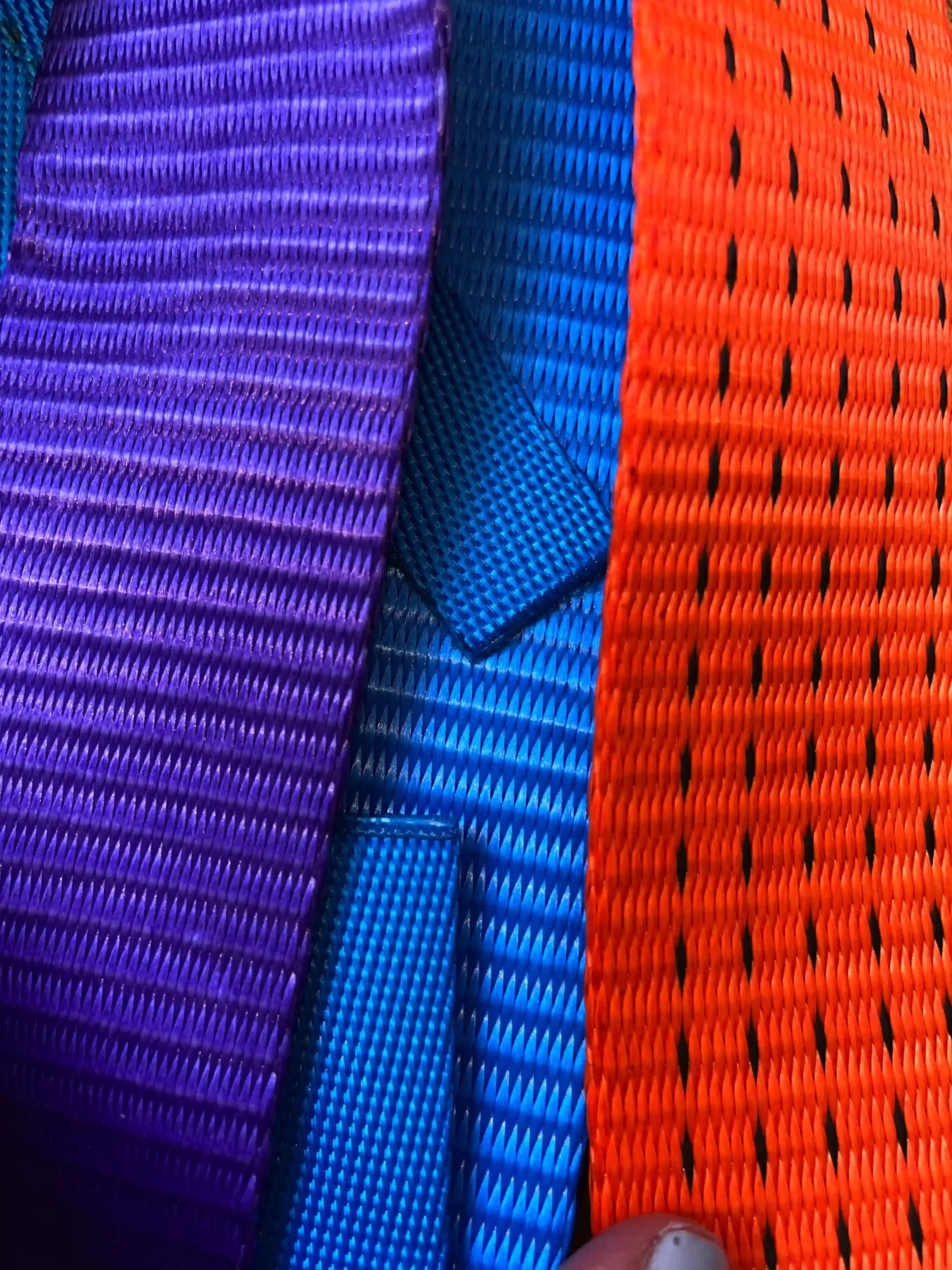 Multi-Colored Scrap Polyester Straps