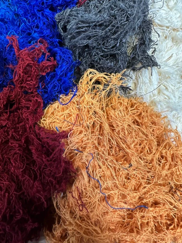 Acrylic Yarn Waste (Fabric) - WasteBase 4