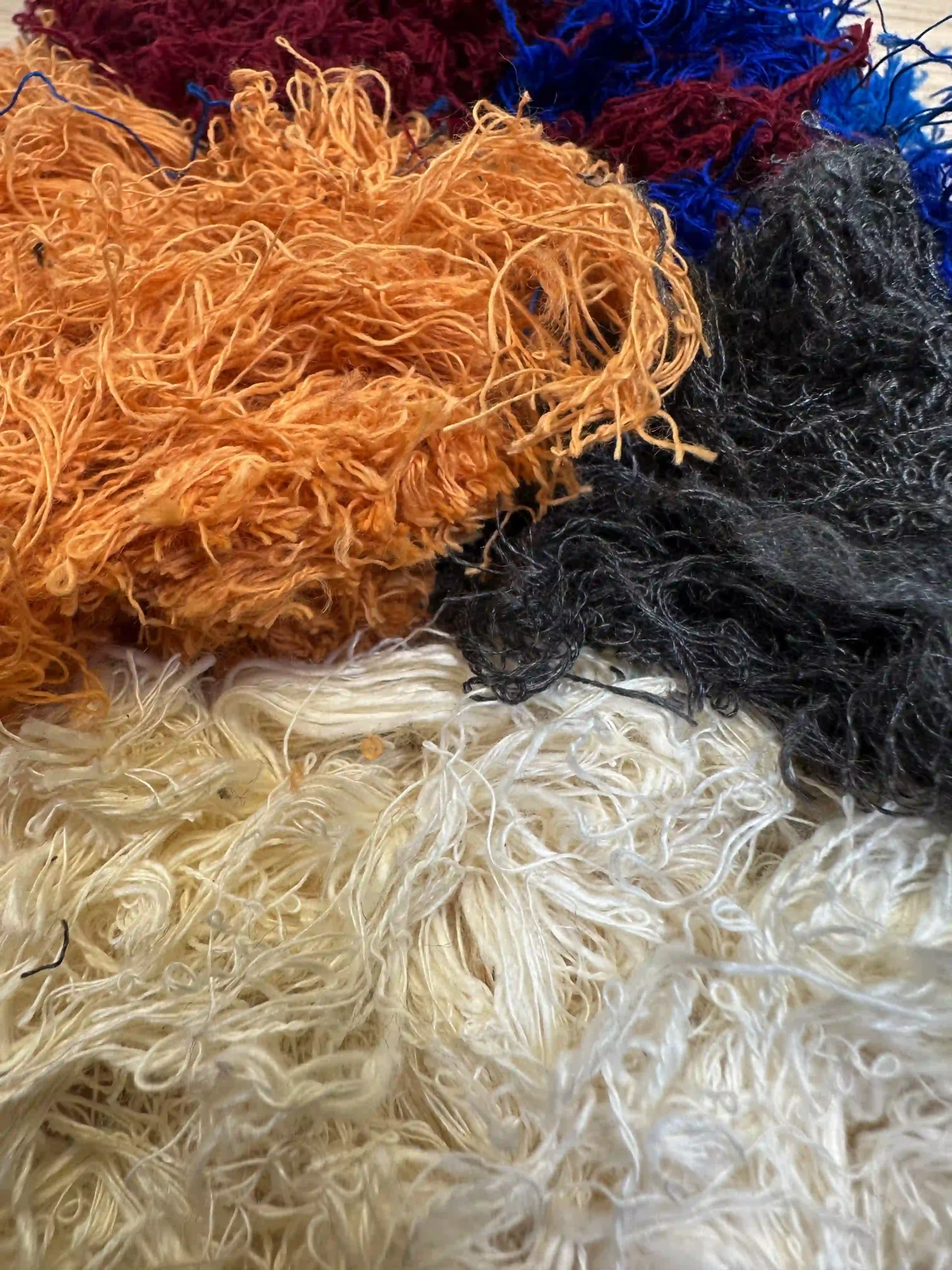 Acrylic Yarn Waste (Fabric) - WasteBase